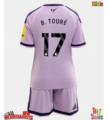 Newcastle United Bazoumana Toure #17 Replica Third Stadium Kit for Kids 2026-27 Short Sleeve (+ pants)